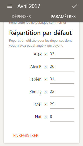 Nombre de repas comme répartition par défaut